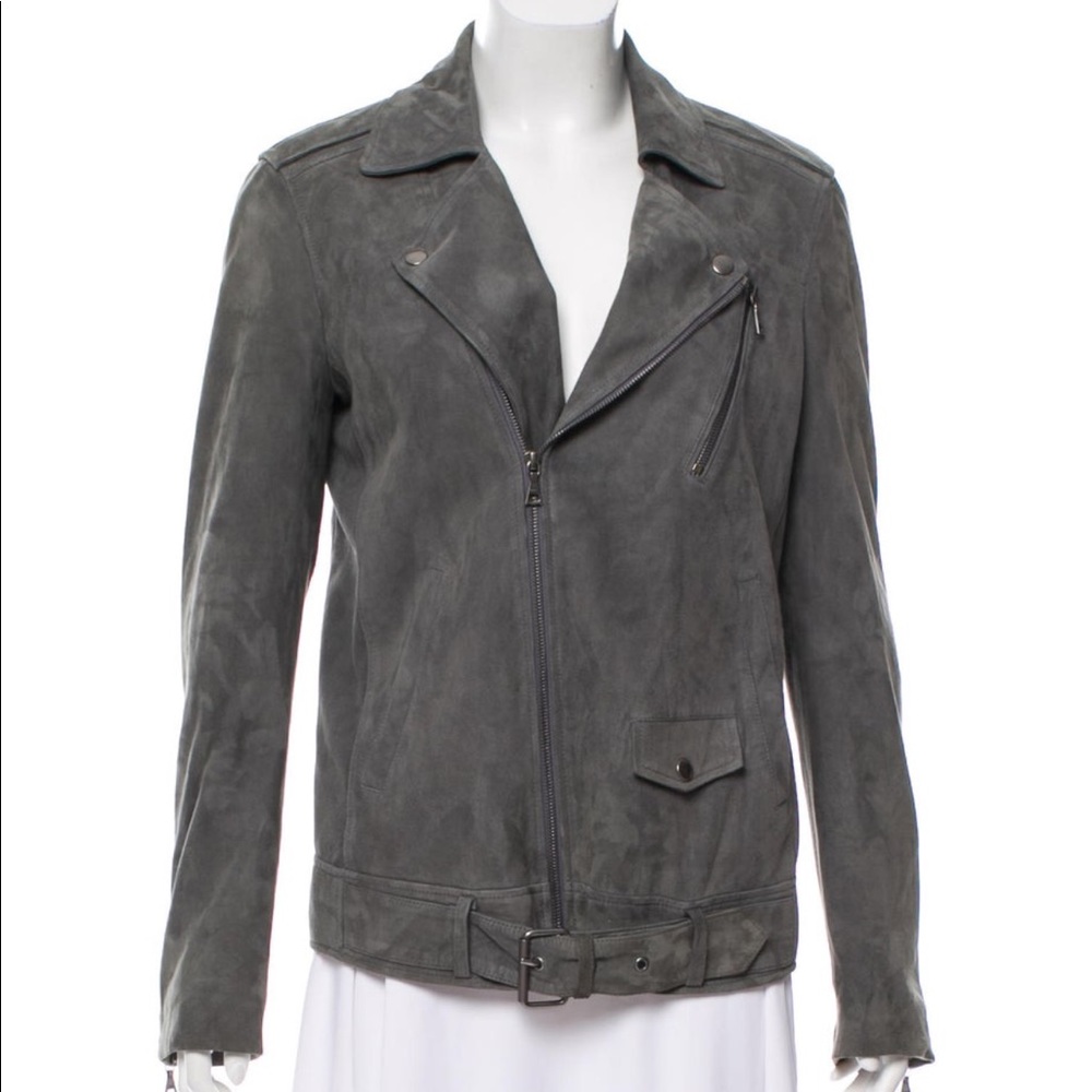 Theory lamb suede jacket